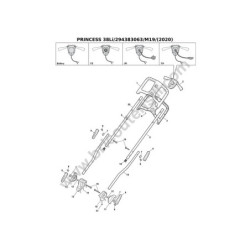 Mountfield  PRINCESS 38Li Drawing