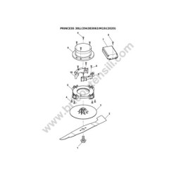 Mountfield  PRINCESS 38Li Drawing