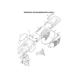 Mountfield PRINCESS 38 Drawing