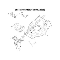 Mountfield SP556 BV Drawing - 1