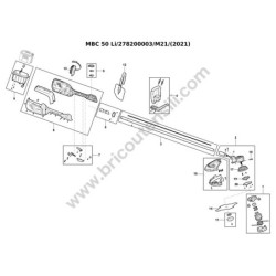 Mountfield MBC 50 Li Drawing