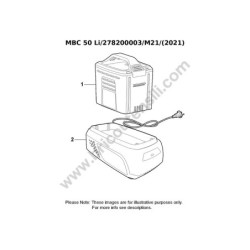 Mountfield Esploso MBC 50 Li - 1