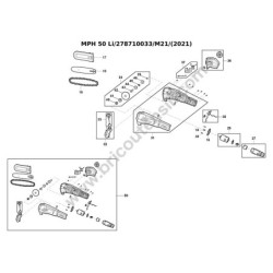 Mountfield MPH 50 Li Drawing- 2