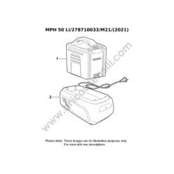 Mountfield MPH 50 Li Drawing - 3