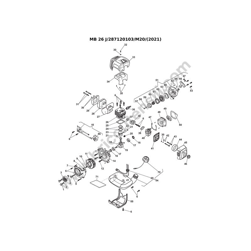 Mountfield MB 26 J Drawing