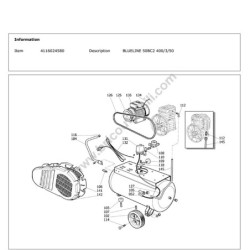 Ceccato BLUELINE 50BC2 400/3/50 - Esploso 1
