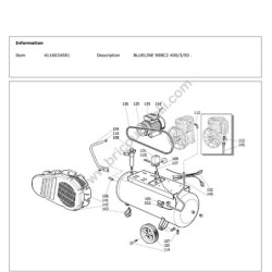 Ceccato BLUELINE 90BC2 400/3/50 . - Esploso 1