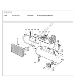 CECCATO BLUELINE PRO 270B4 PRO - Parts diagram 1