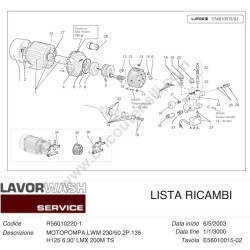 Lavor  LMX 2007XP Drawing - 1
