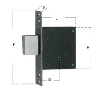 Locks-Mortice Version Lock 1300k Fiam
