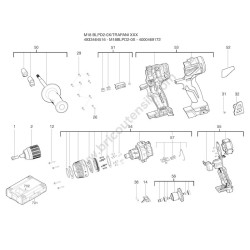 Milwaukee Esploso M18BLPD2-0X
