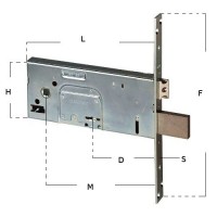 Serratura da Infilare art.57353 Cisa