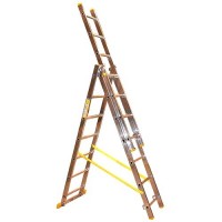 Scala Trasformabile Tripla in Alluminio Maurer EN131