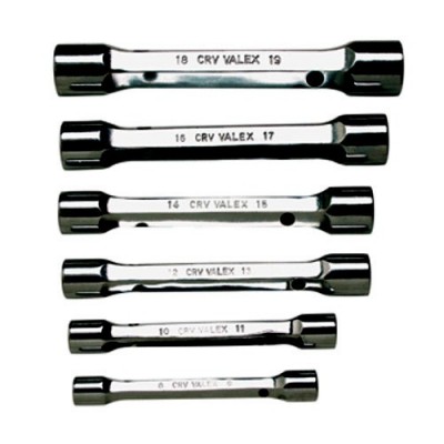 Chiavi a Tubo Doppie Pesanti Serie 6 Pezzi