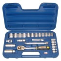25 Pcs Socket wrenches 3/8'' Norwik