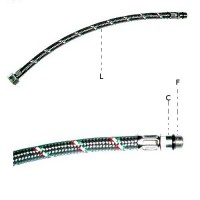 Flessibile Inox per Monocomando 12x1 Corto