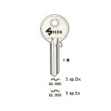 Universal Flat keys for cylinder locks series Small