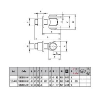 Cardine per Cancelli Comunello art.135