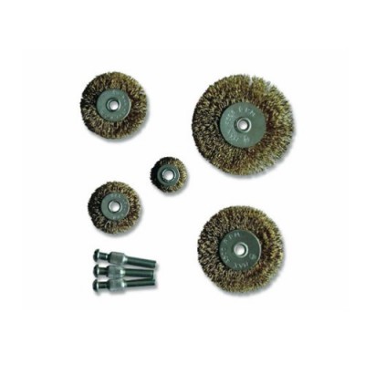 Wheel Brush Steel Crimped in Set 5 pc Hit 117045