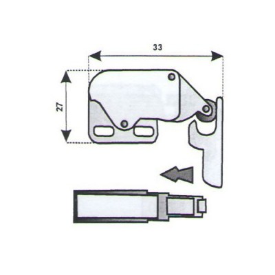 Doorstop Catch with Roll Type Elephant