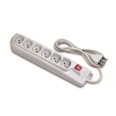 Multisocket 6 Schuko With Interruptor Axel FU8322