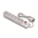 Multisocket 6 Schuko With Interruptor Axel FU8322