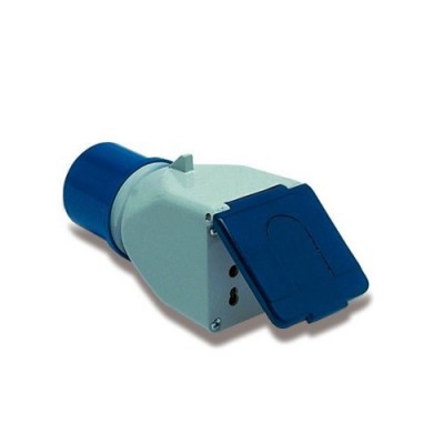 Adattatore 1 Spina 16A+2 Prese Bipasso Mistral 73101