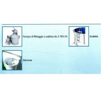 Piscina Steel Wall cm 488x366x122h