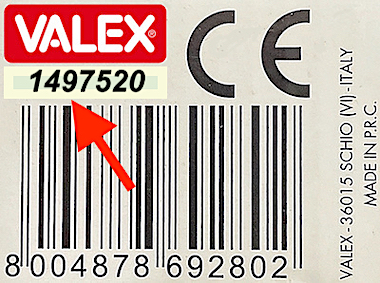 Etichetta Valex