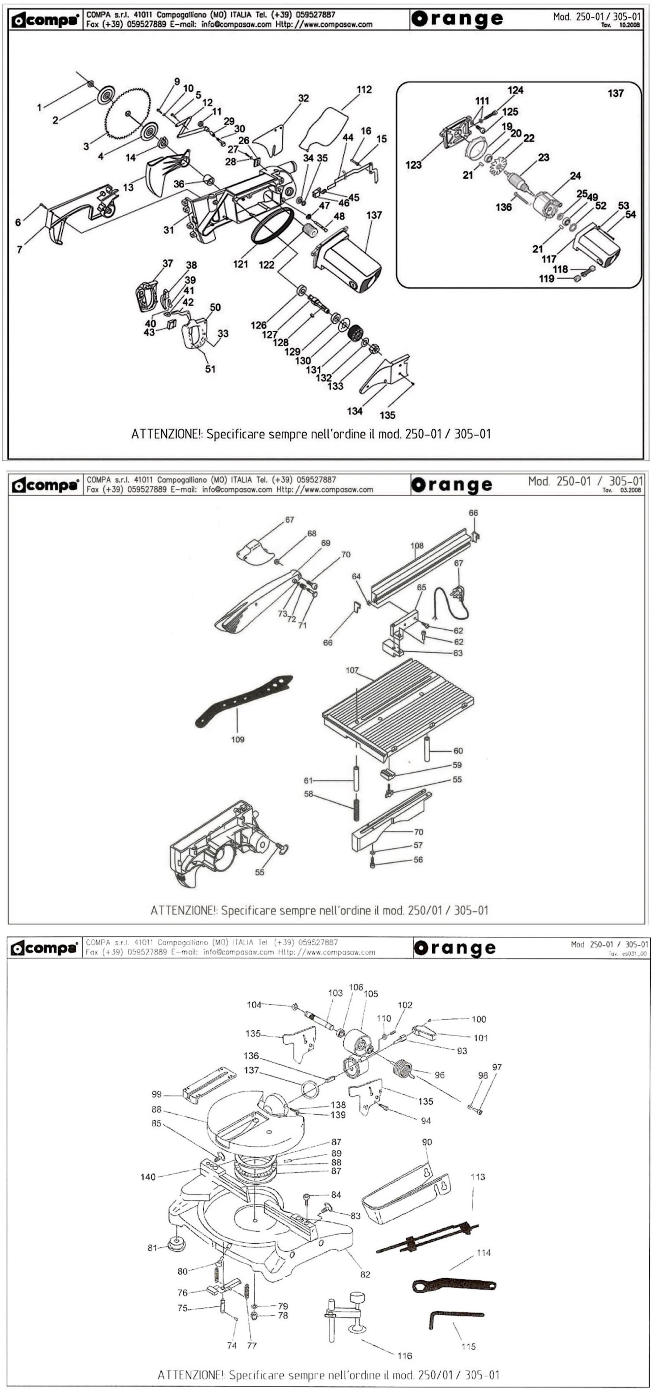 Esploso pagina 1
