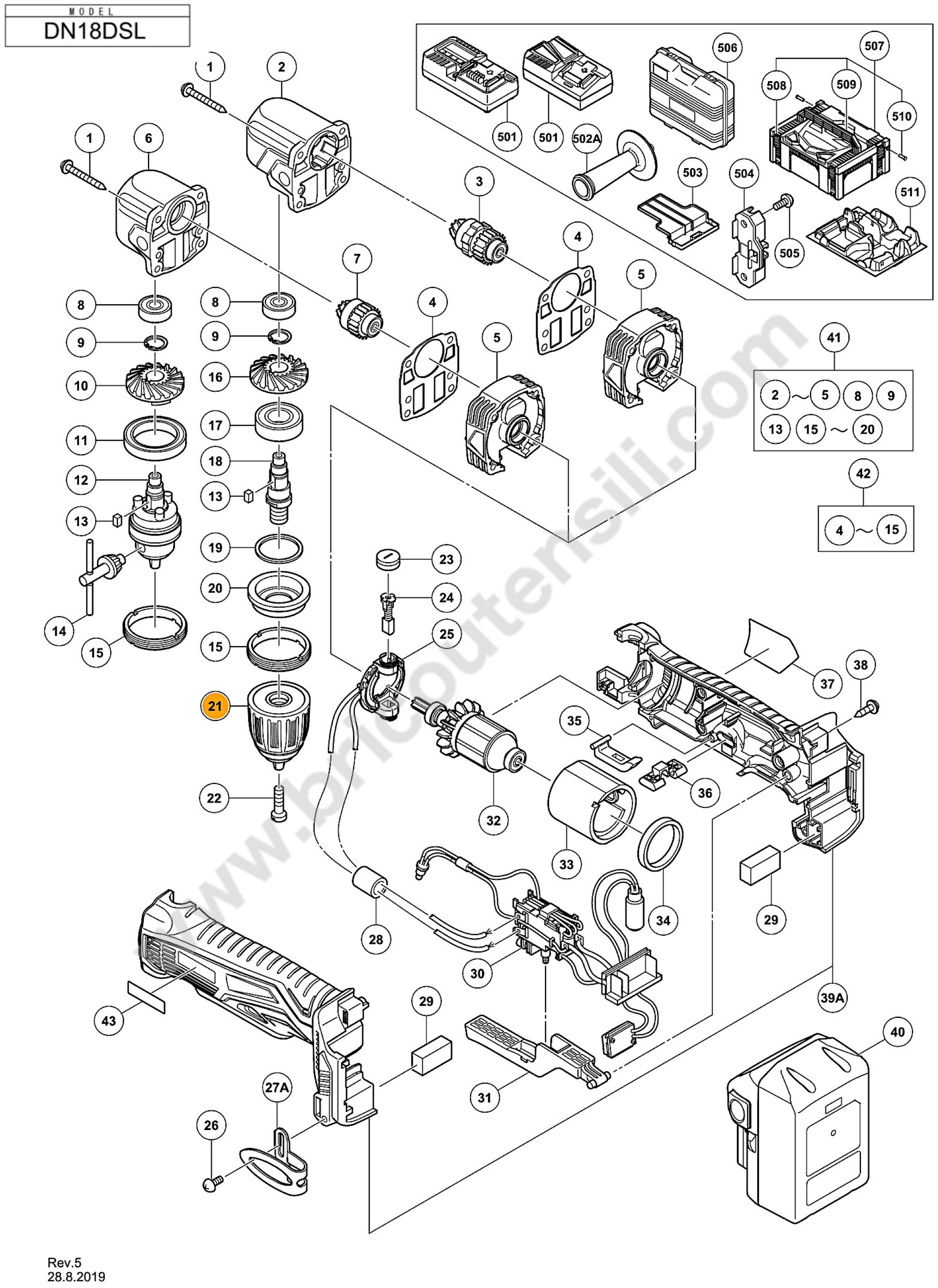 Esploso pagina 1