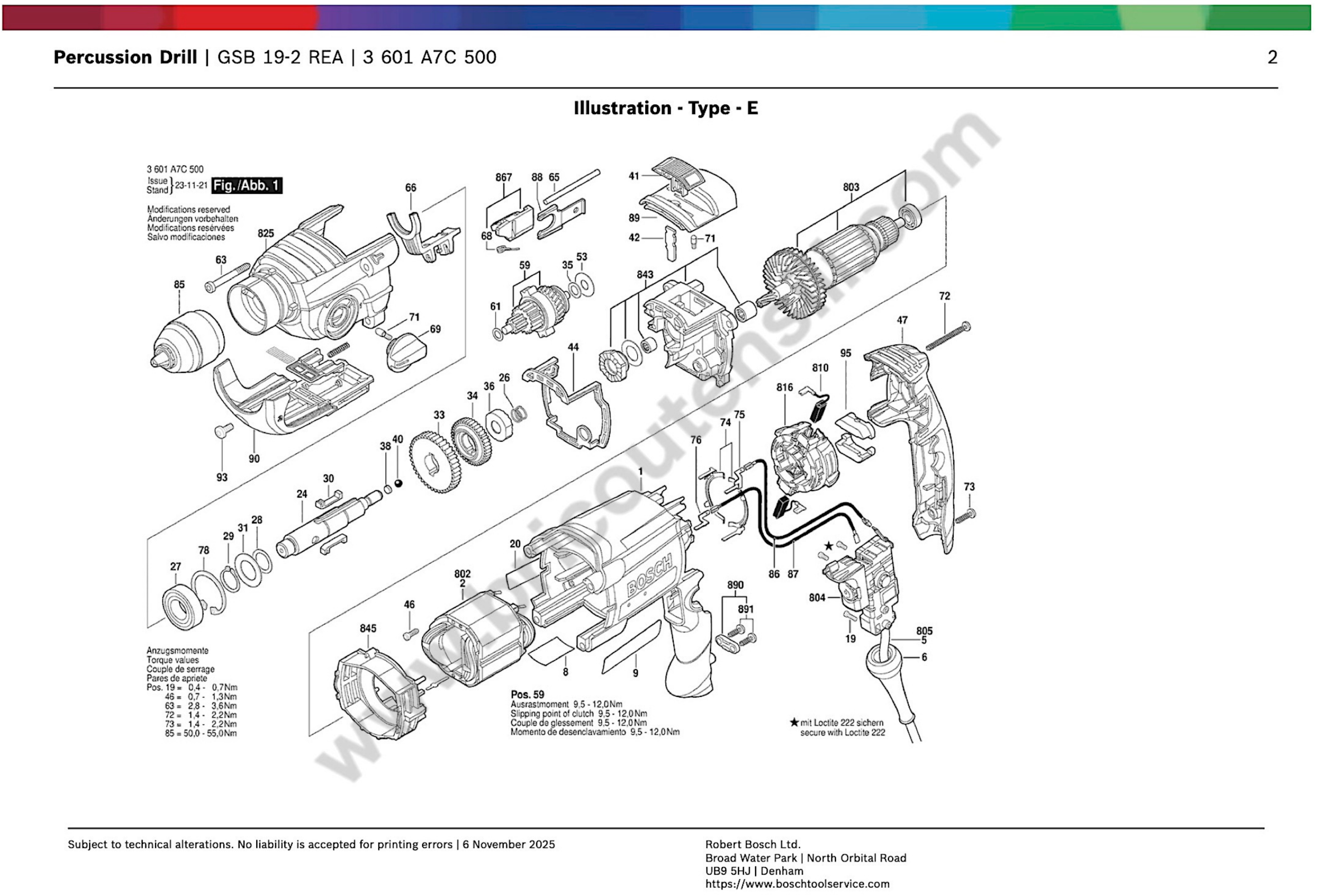 Esploso pagina 1