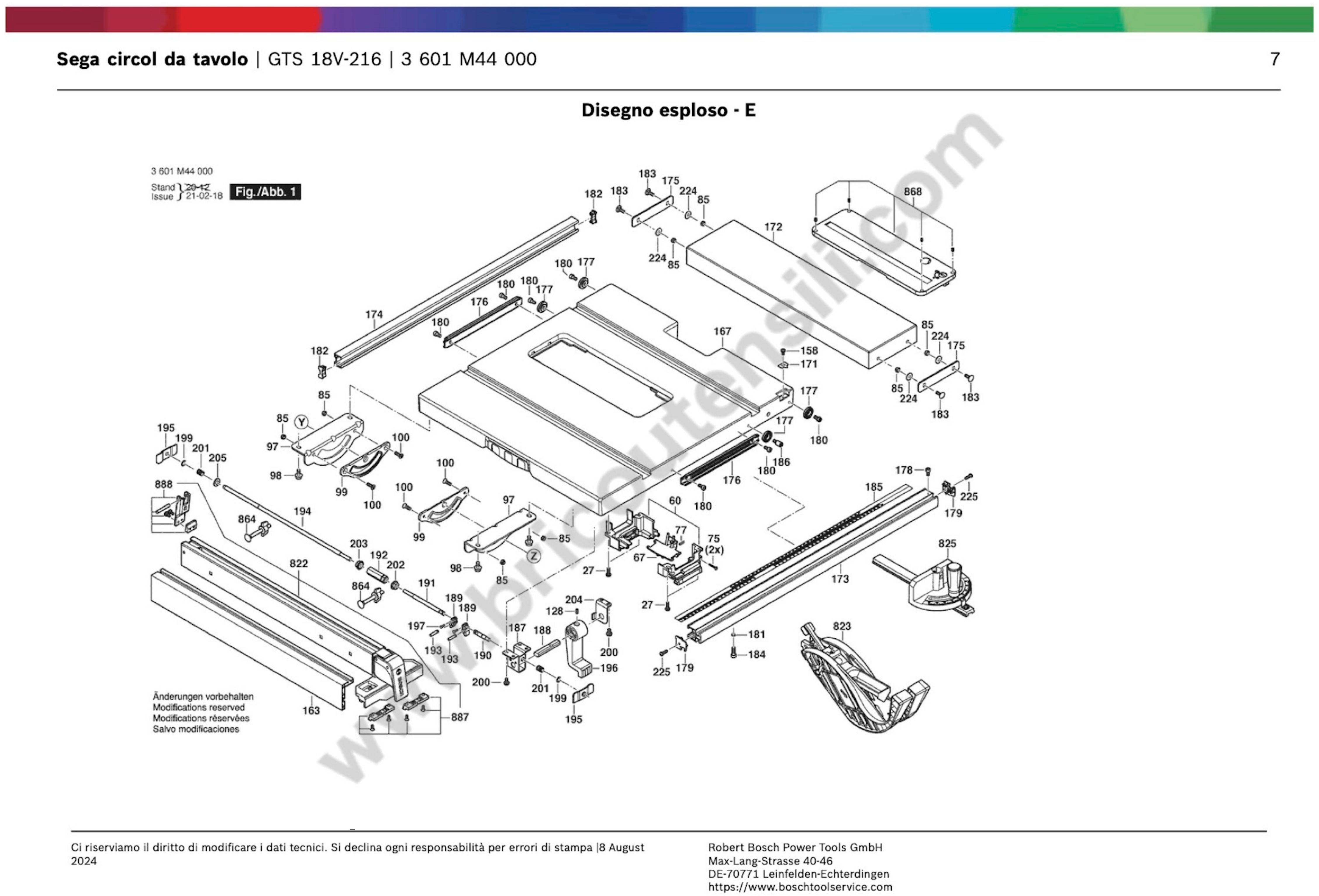 Esploso pagina 1