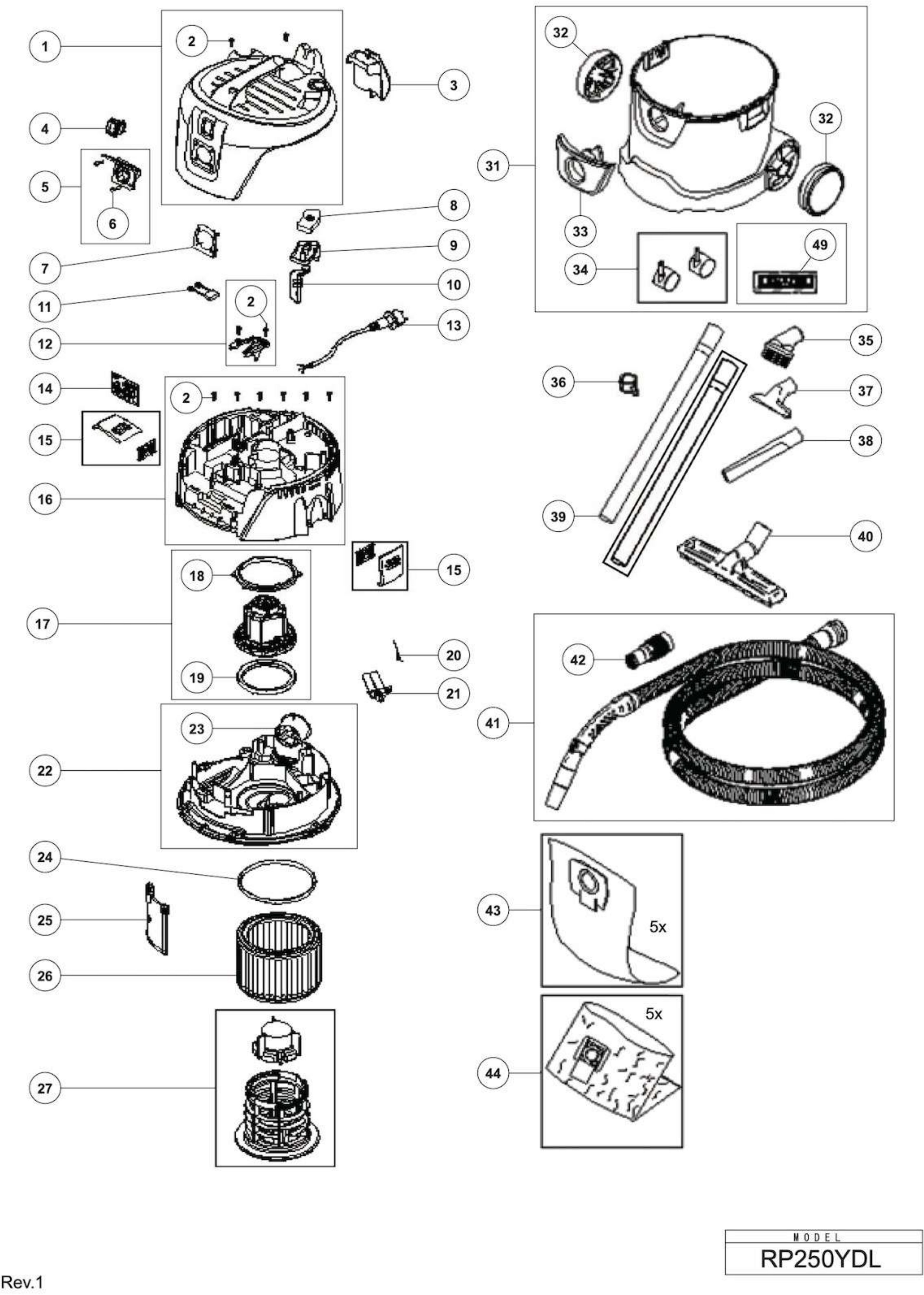 Esploso pagina 1
