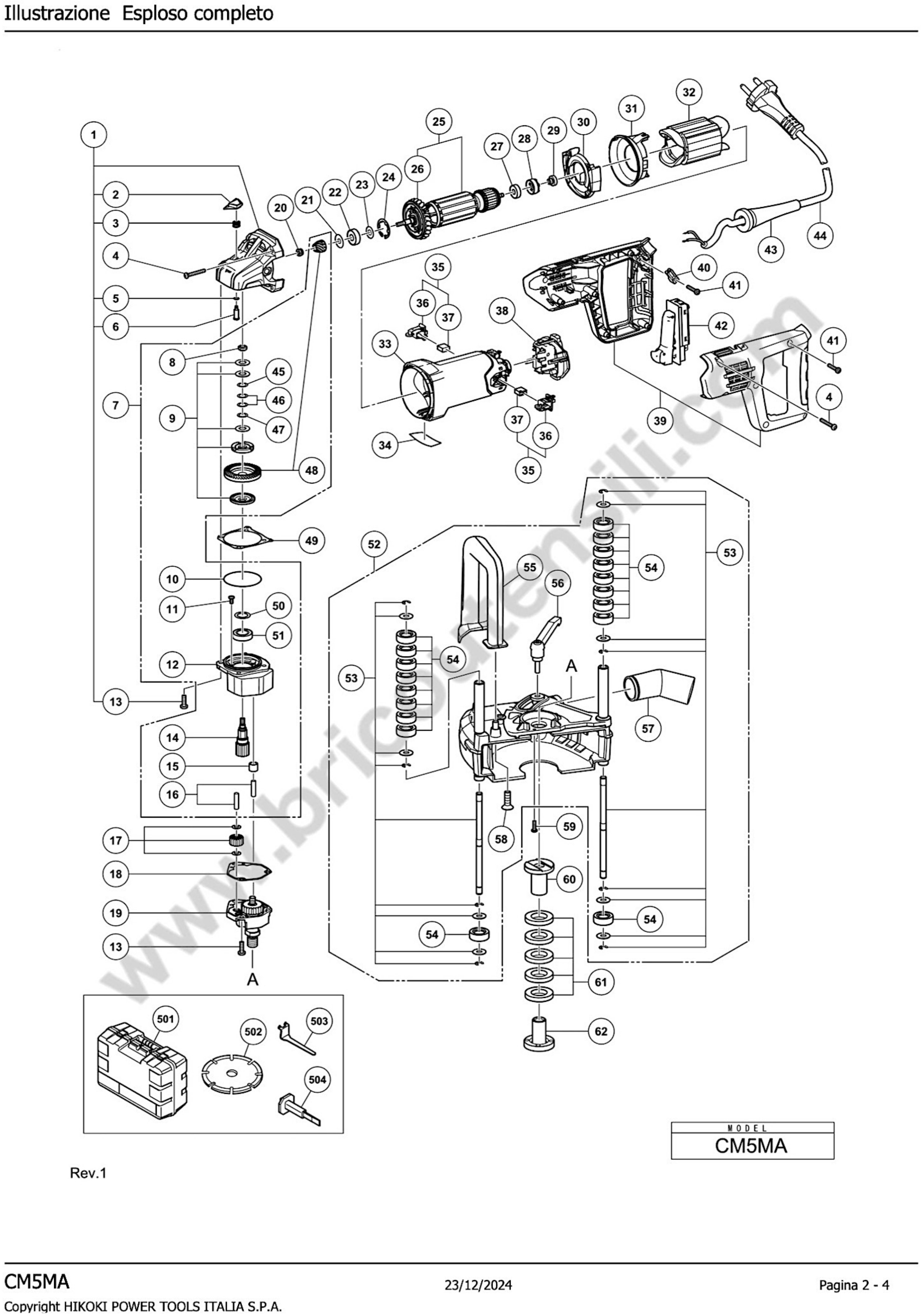 Esploso pagina 1