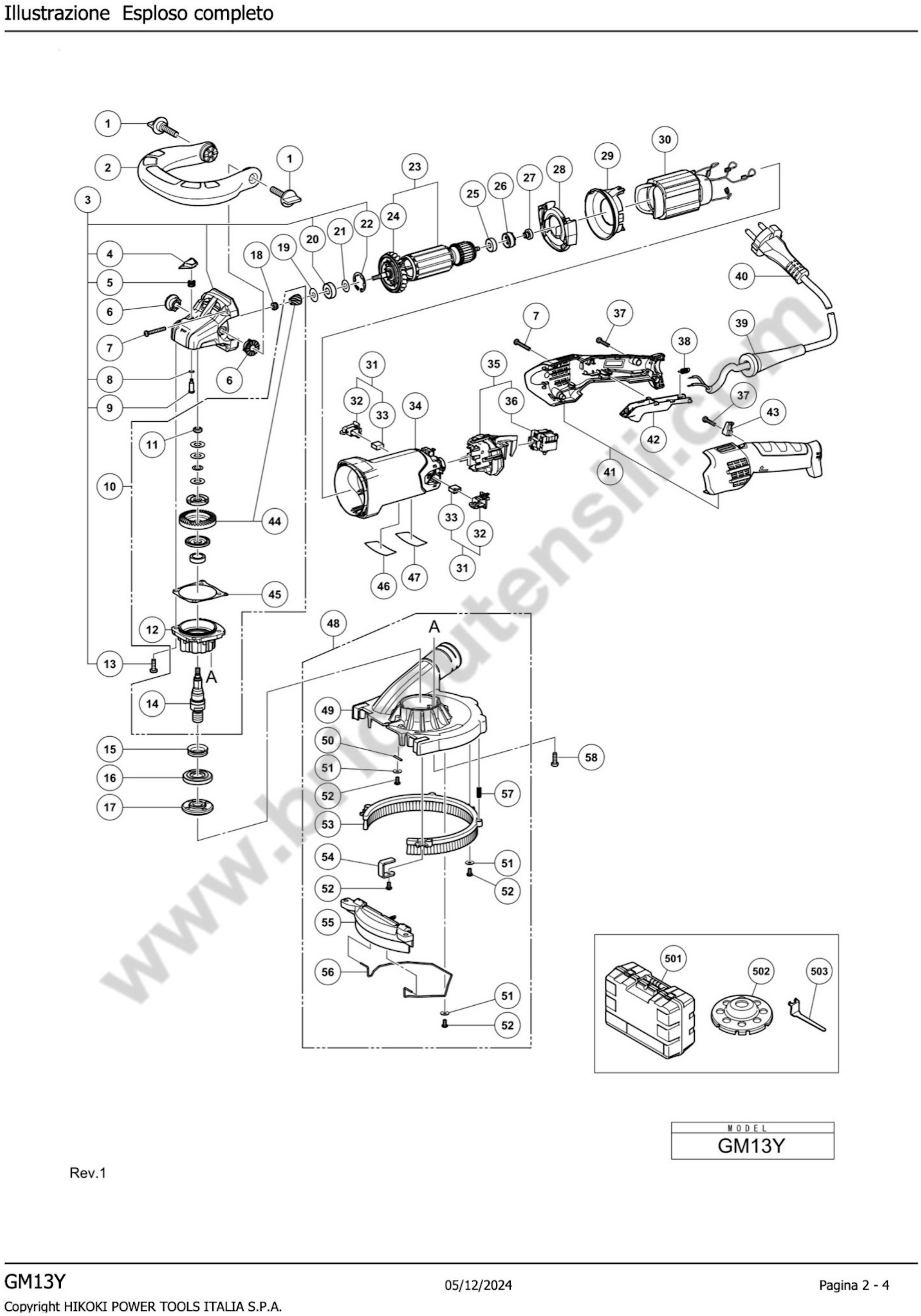 Esploso pagina 1