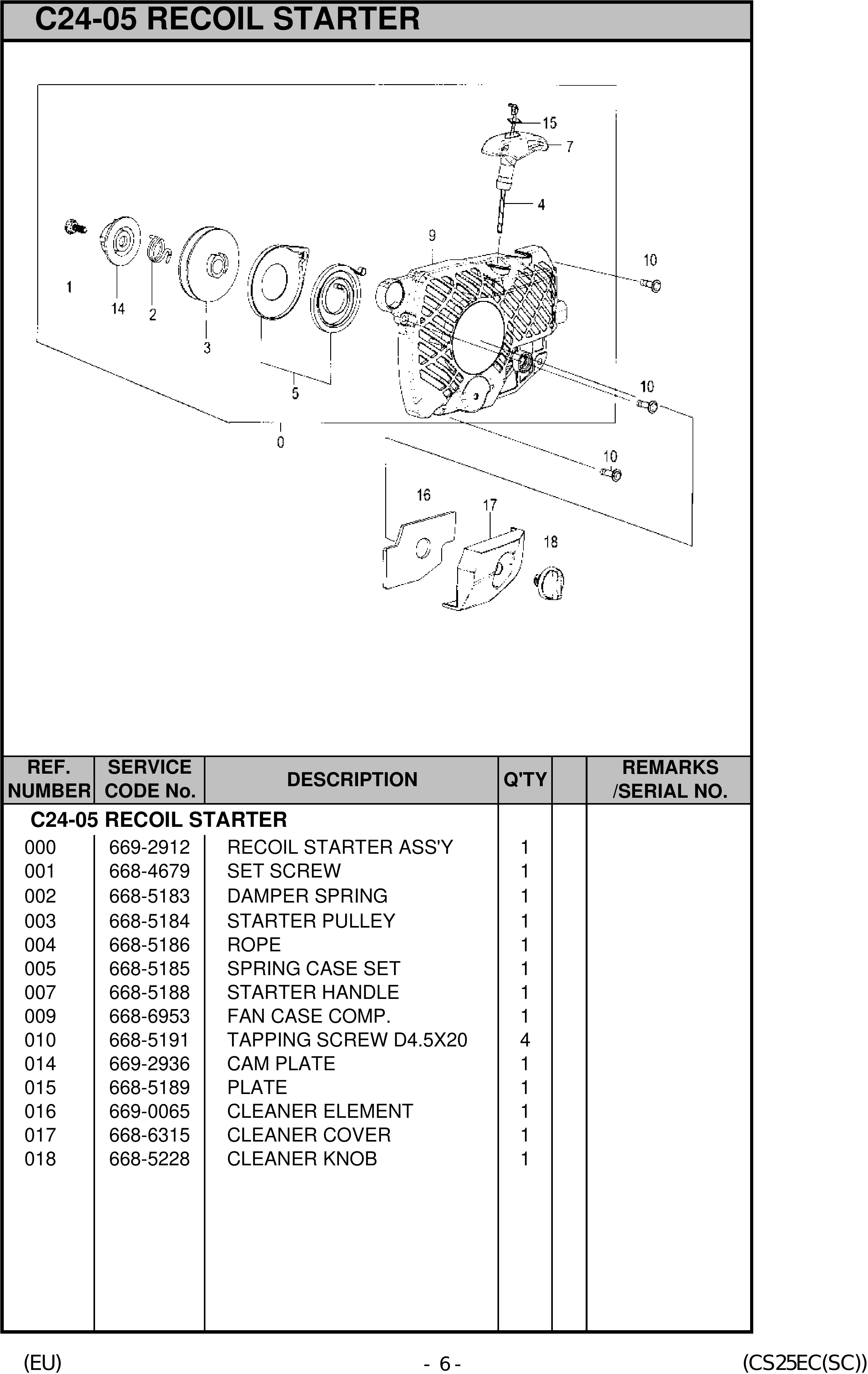 Esploso pagina 6