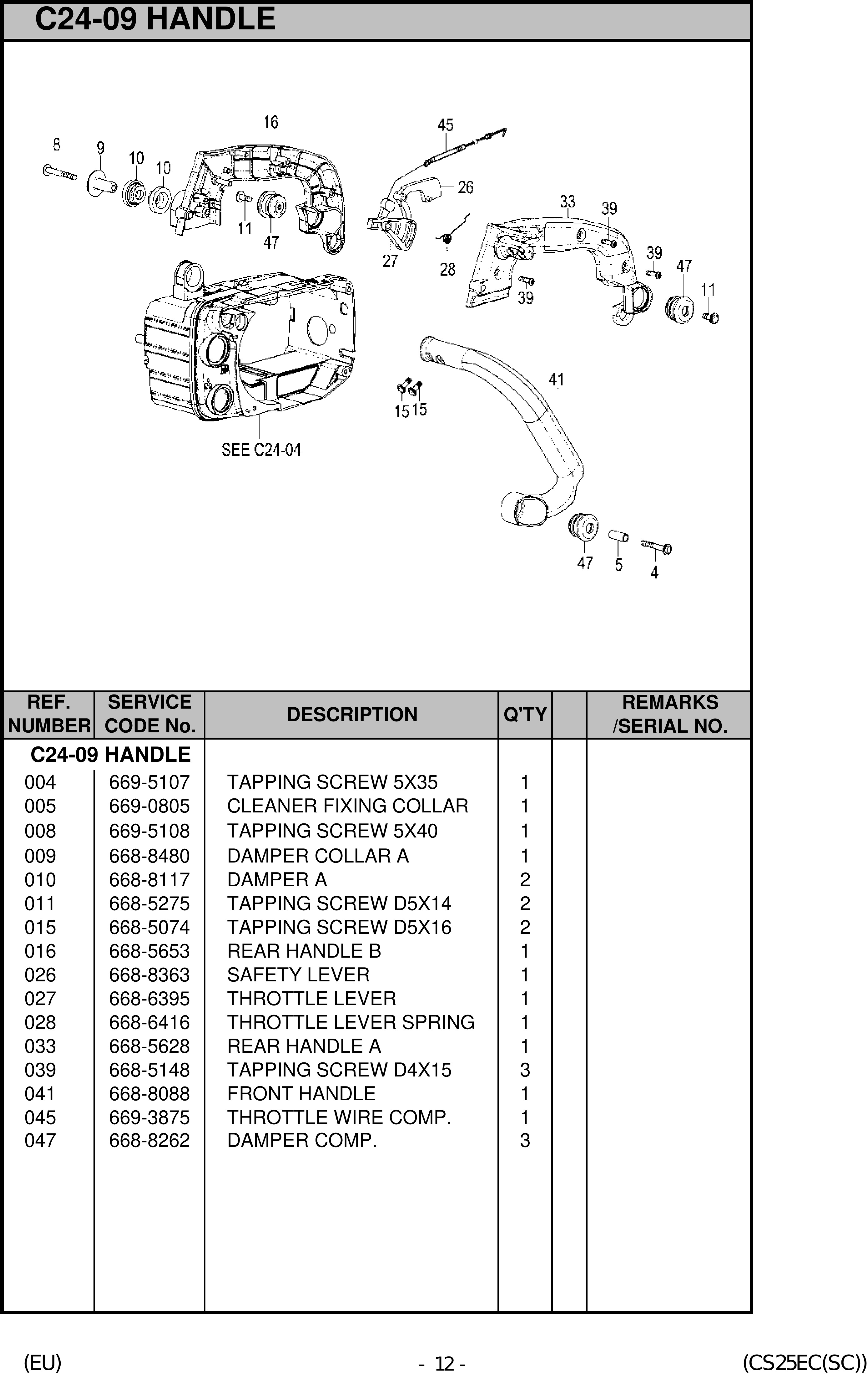 Esploso pagina 12