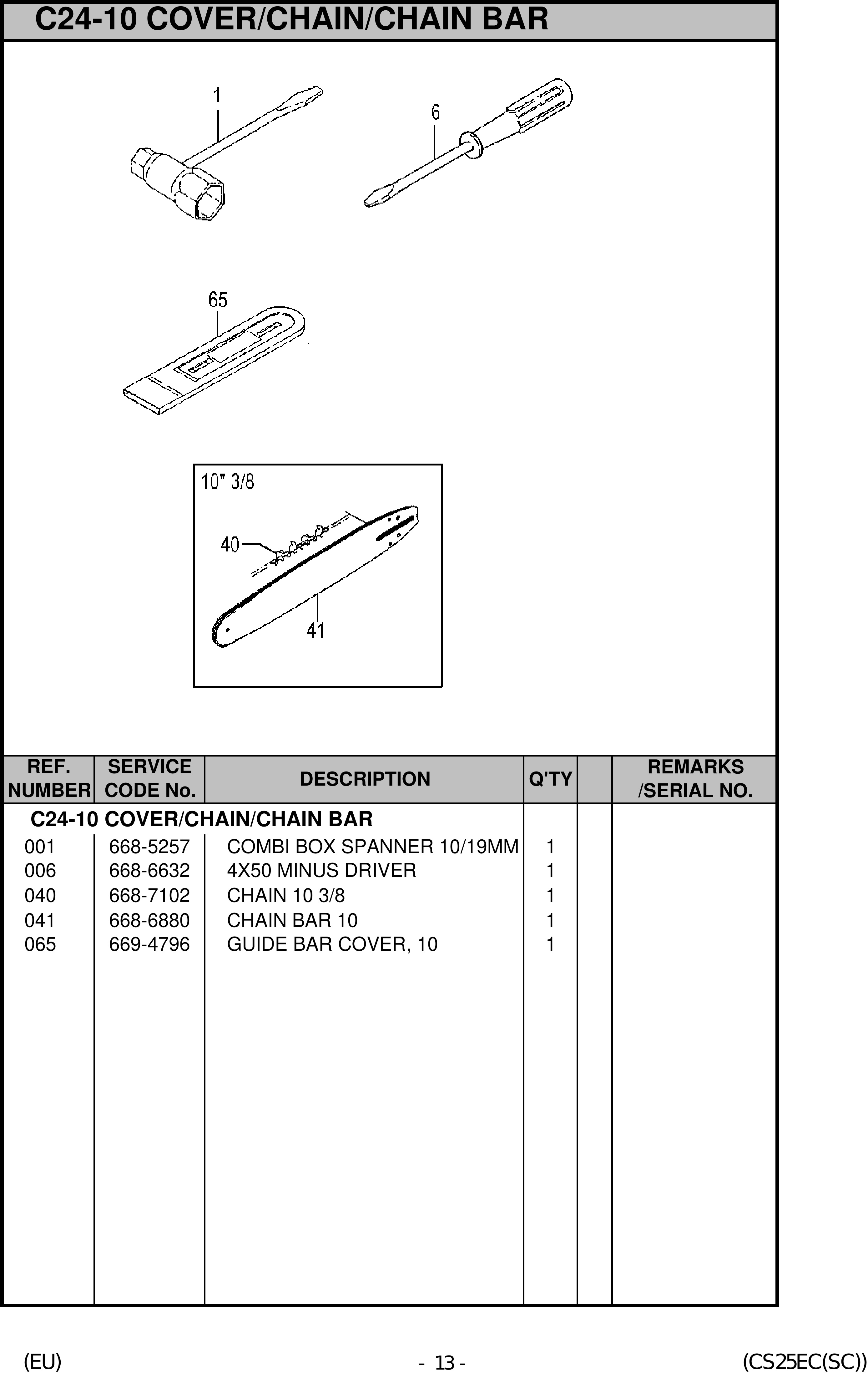Esploso pagina 13