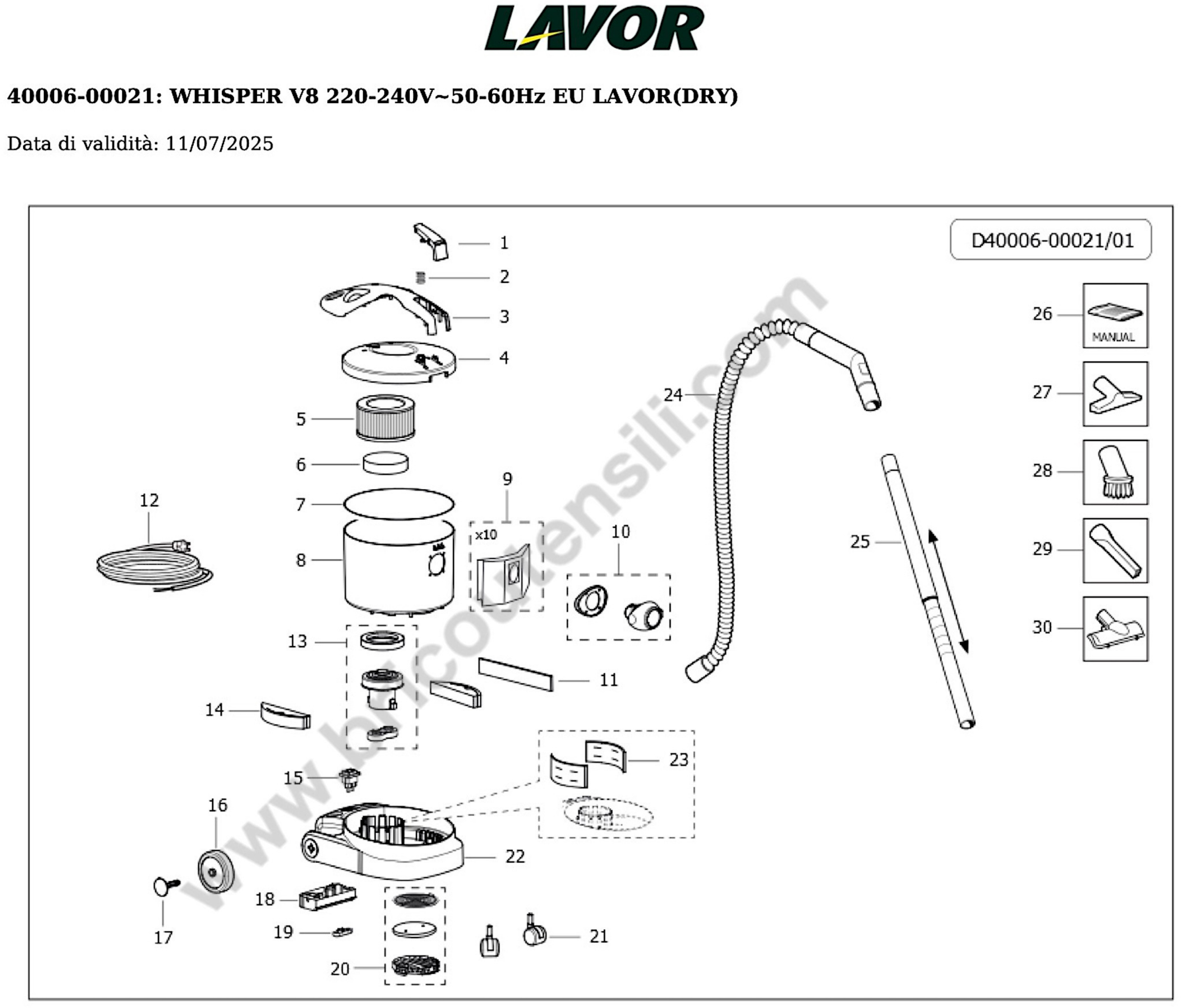 Esploso pagina 1