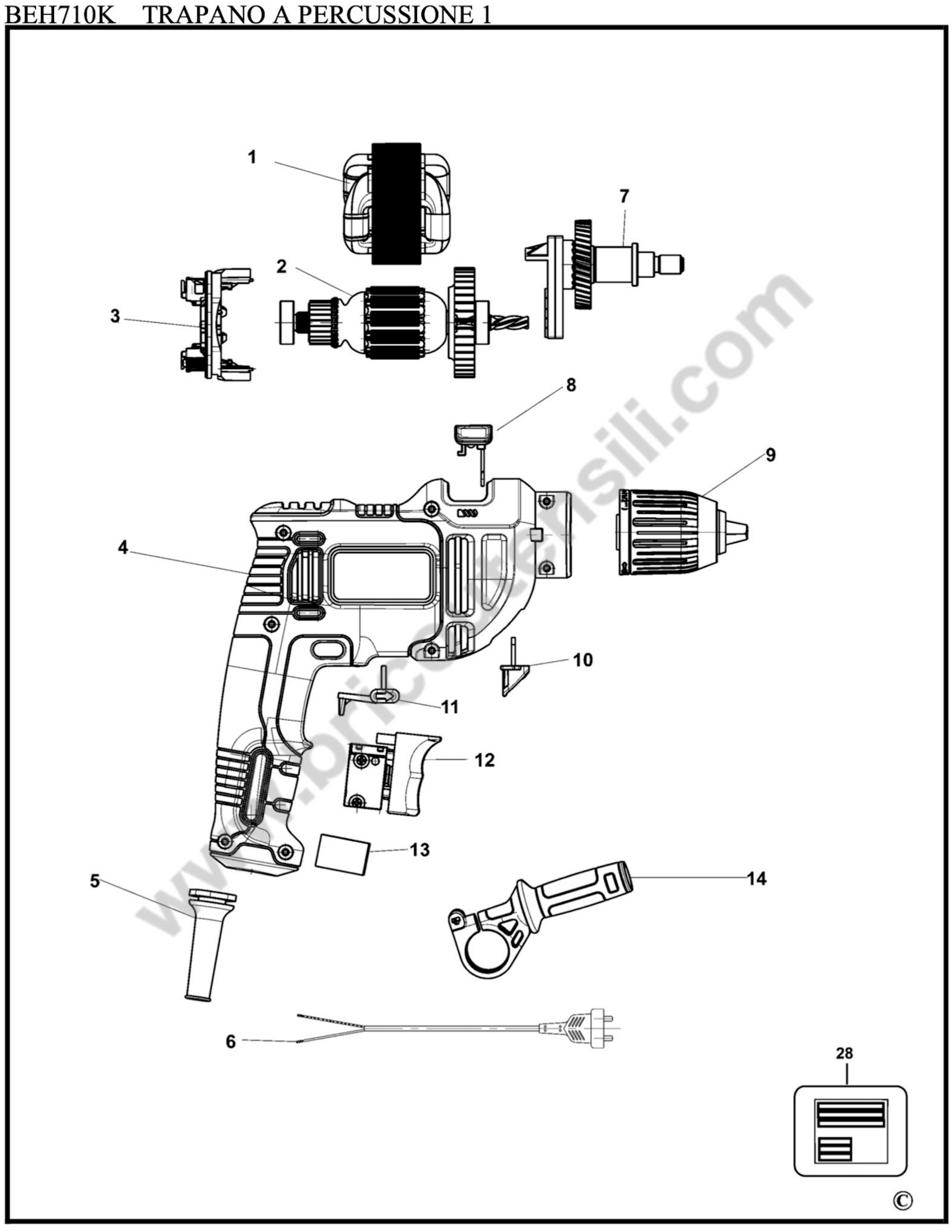 Esploso pagina 1