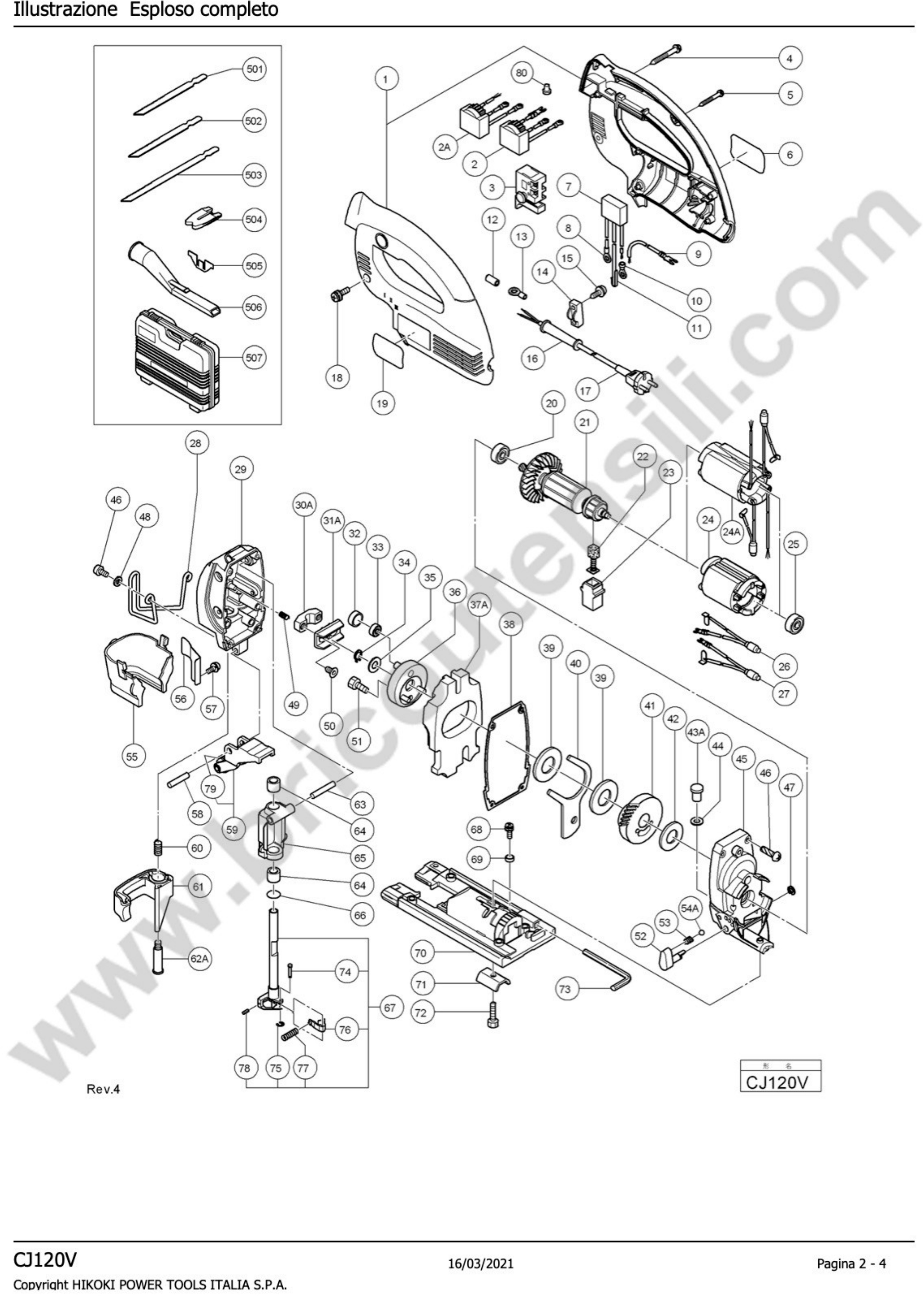 Esploso pagina 1