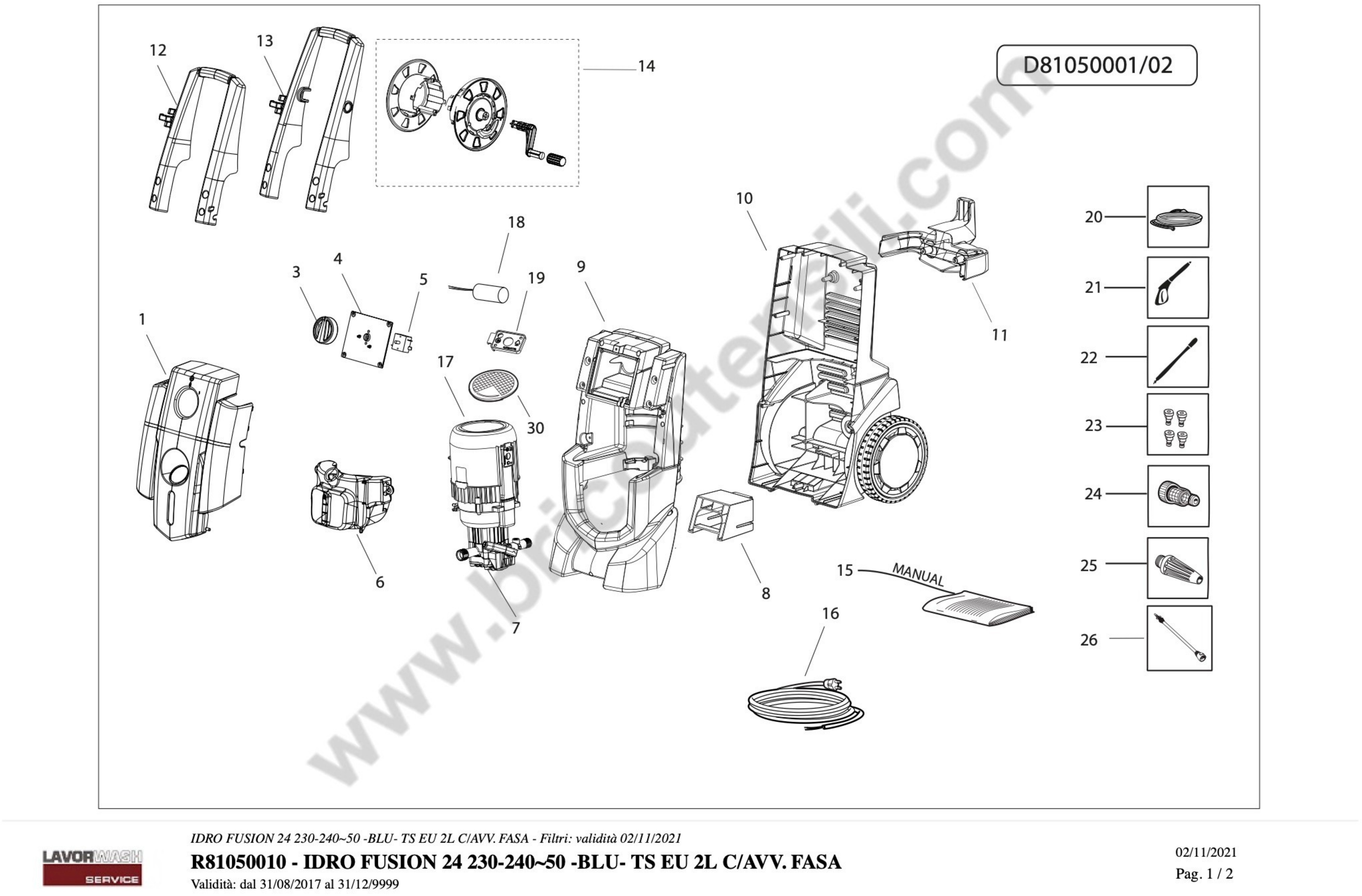 Esploso pagina 1