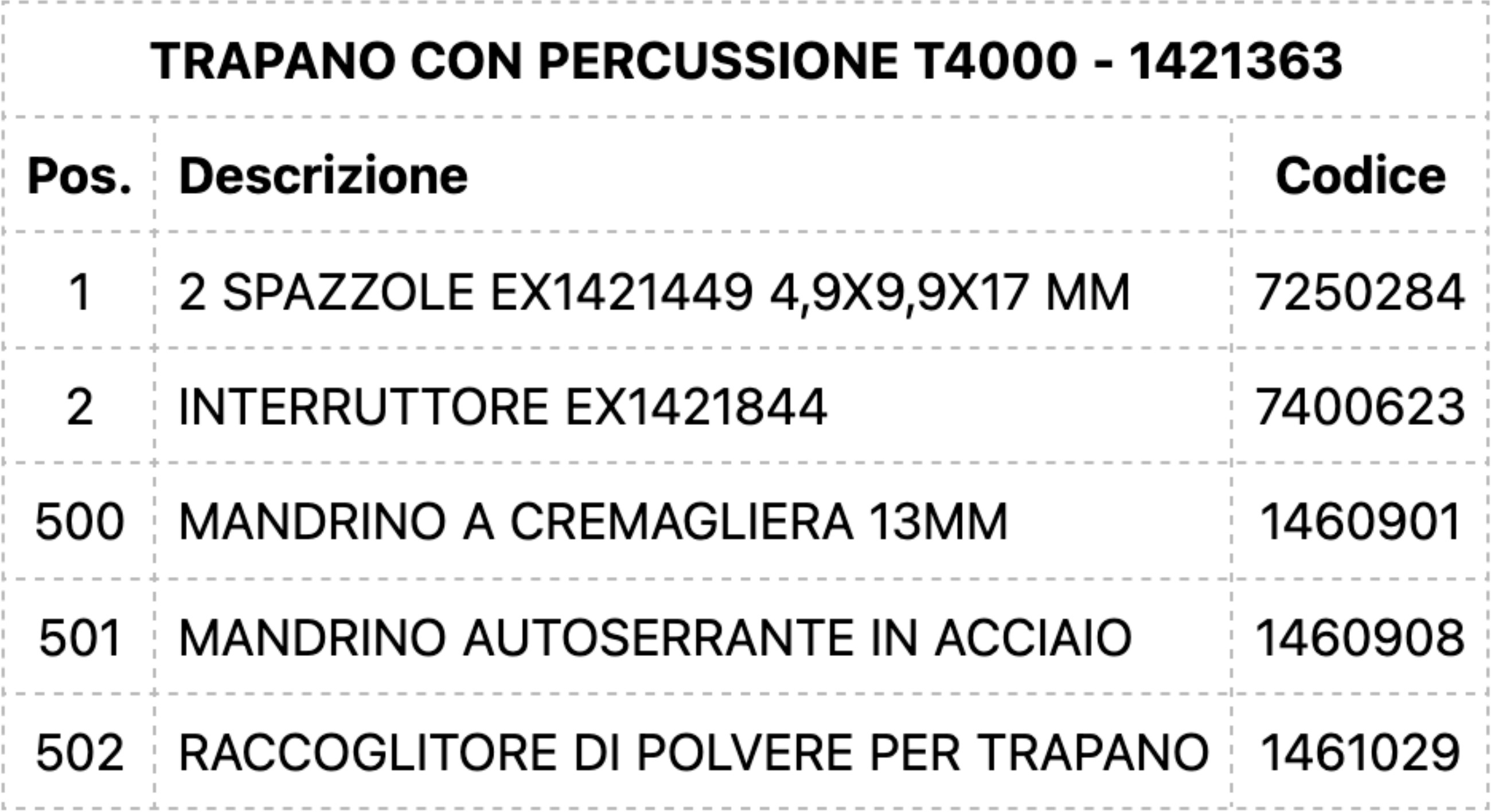 Esploso pagina 1