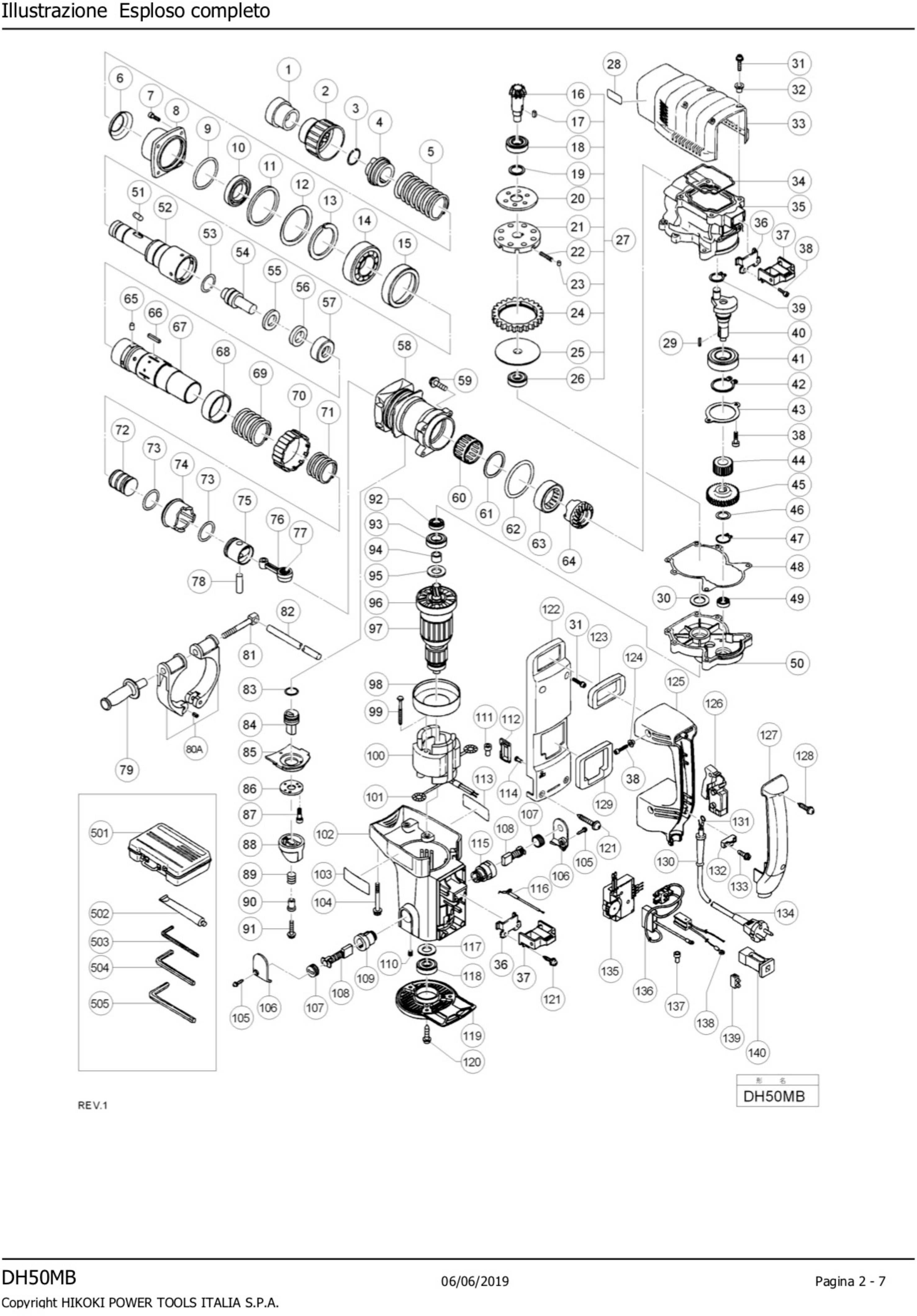 Esploso pagina 1