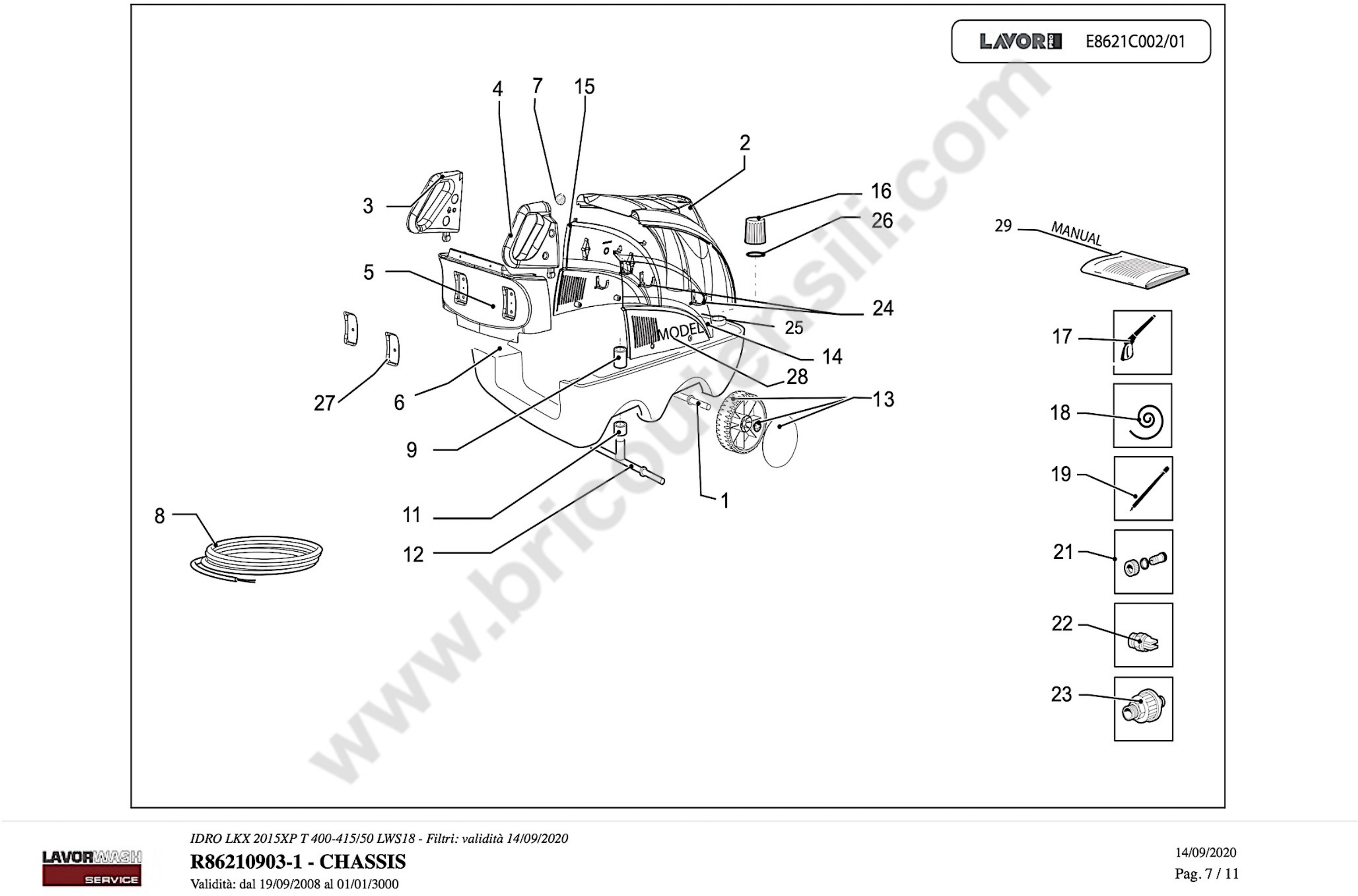 Esploso pagina 1