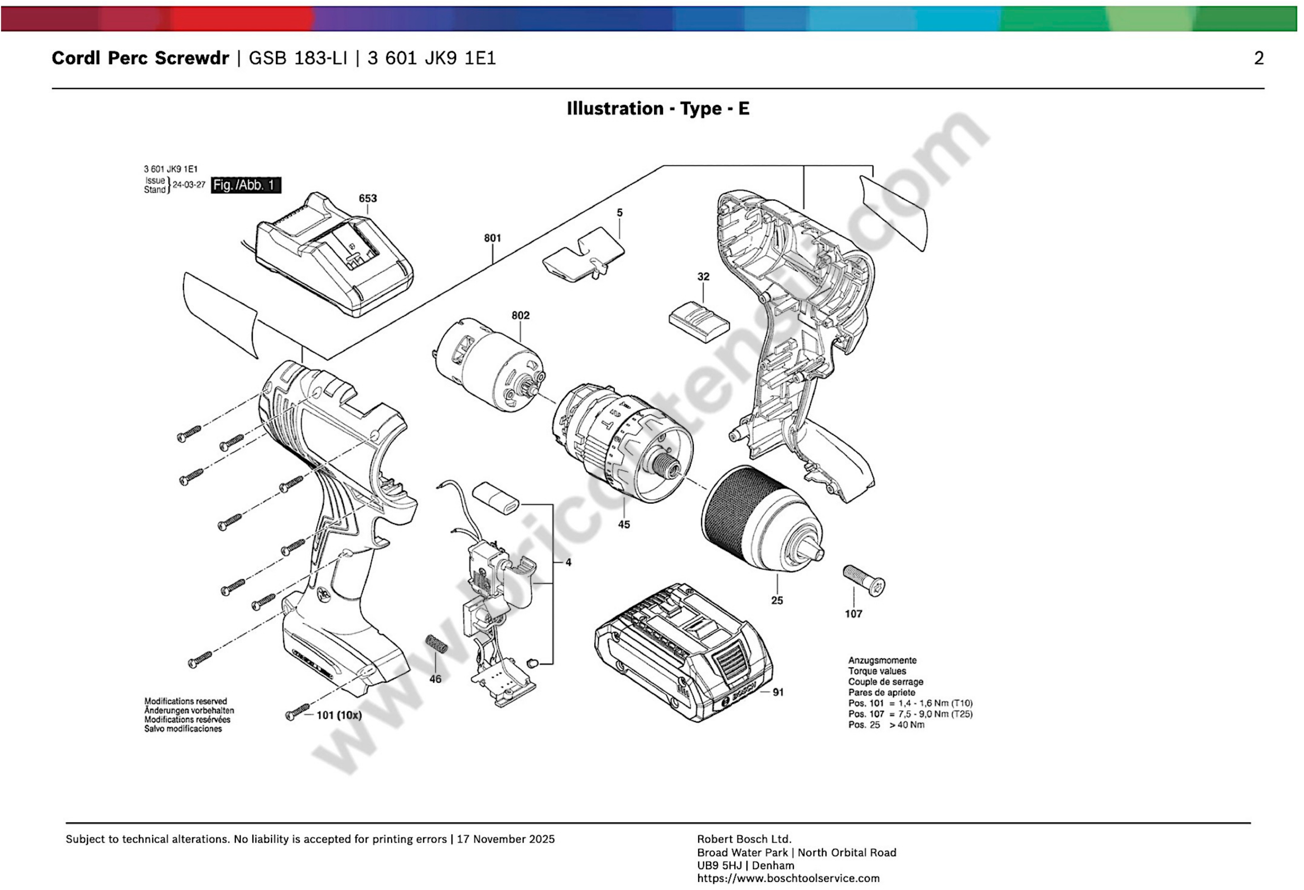 Esploso pagina 1