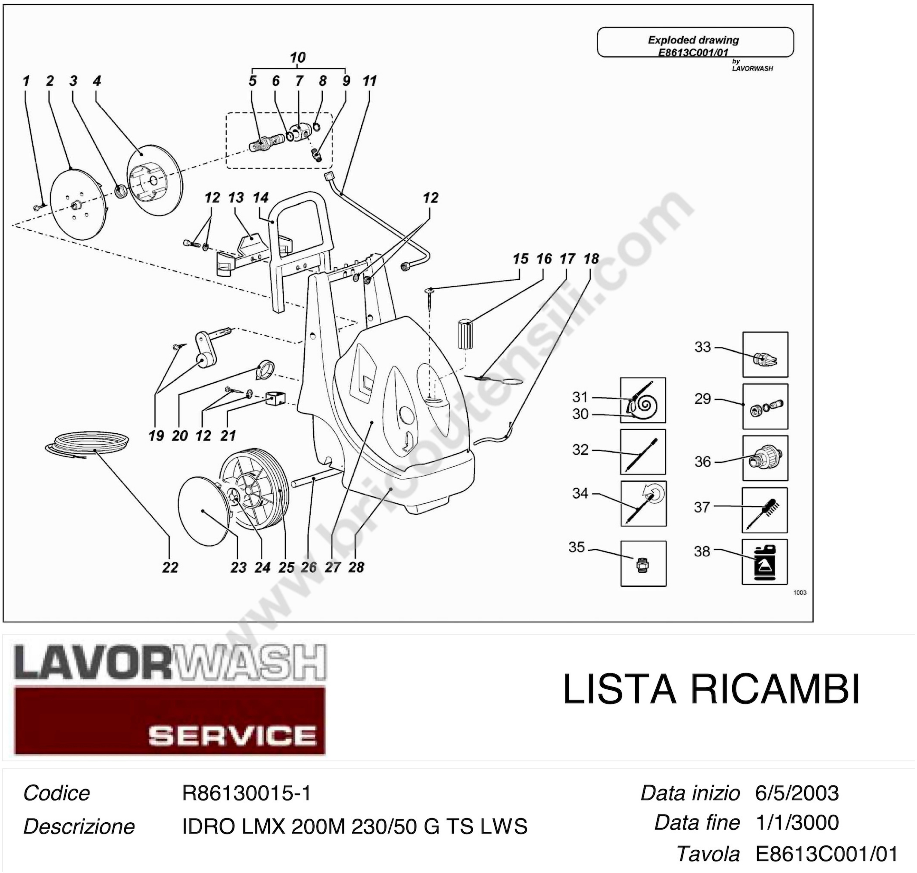 Esploso pagina 1